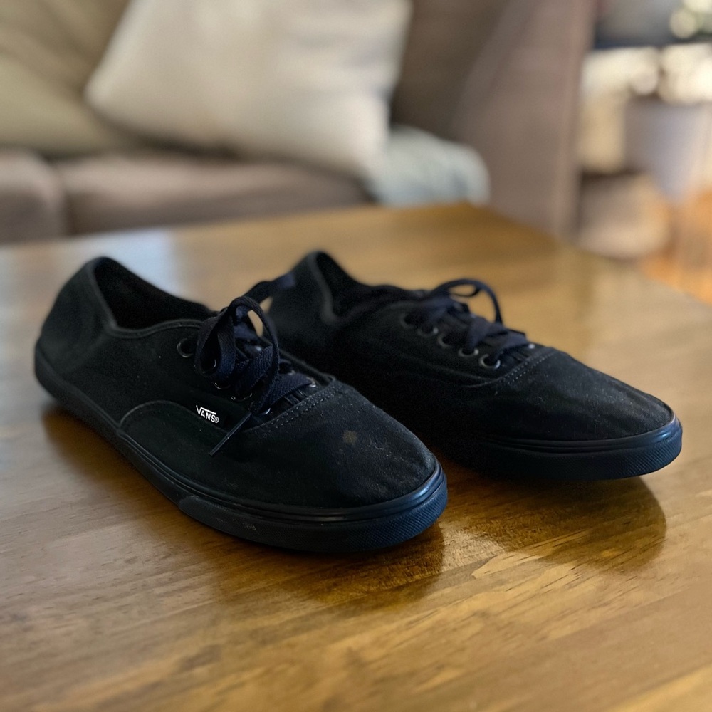 Vans Black Classic Canvas Sneakers